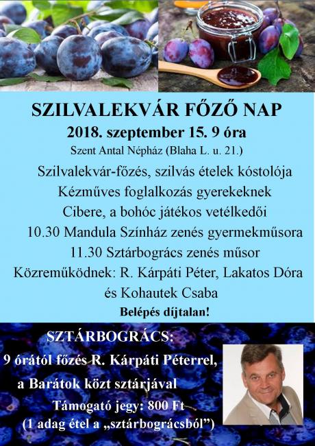 Szilvalekvár főző nap